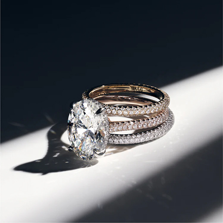 The Oval Eternity Band